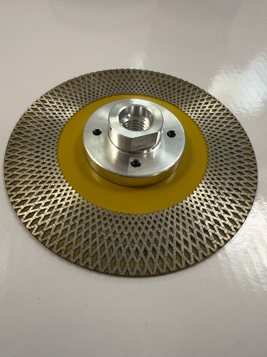 Tiger Trennscheibe mit 30 mm hohes Segment – Präzisionsscheibe für Keramik & Naturstein mit Flansch