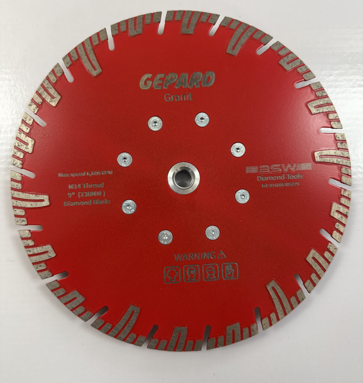 Gepard Trennscheibe die Profi Diamantscheibe für Granit, Sandstein, Beton & Quarz