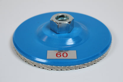 Condor Fächerscheibe 115 mm M14 für Granit, Quarz, Keramik & Marmor – Diamant & Carbide Schleifscheibe