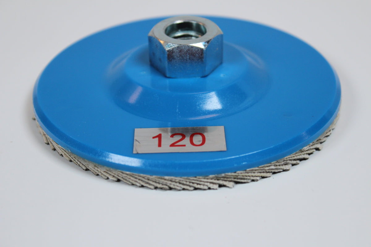 Condor Fächerscheibe 115 mm M14 für Granit, Quarz, Keramik & Marmor – Diamant & Carbide Schleifscheibe
