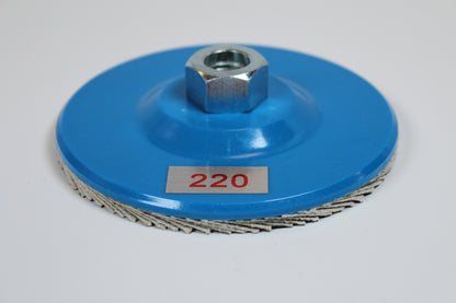 Condor Fächerscheibe 115 mm M14 für Granit, Quarz, Keramik & Marmor – Diamant & Carbide Schleifscheibe