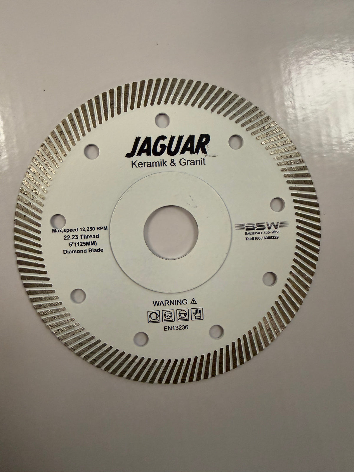 Jaguar Trennscheibe Präzisionsscheibe für Keramik, Dekton & Naturstein