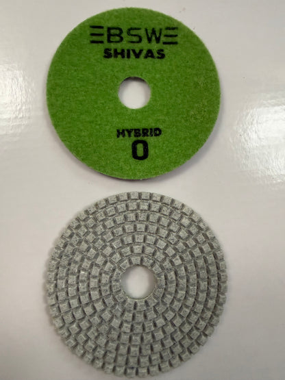 Shivas Hybrid Schleifsatz – 4 Körnungen + 0 # auch für Trockenanwendung
