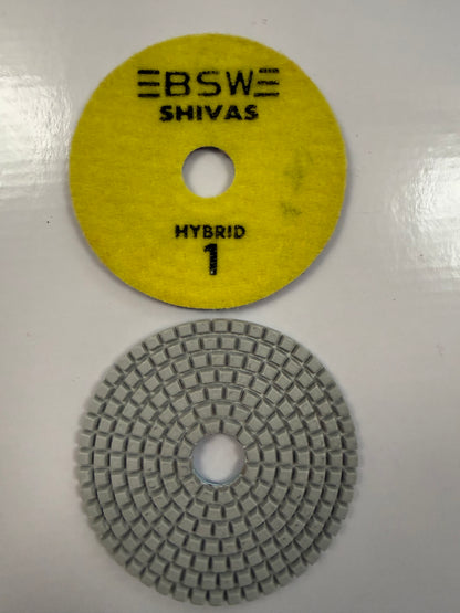 Shivas Hybrid Schleifsatz – 4 Körnungen + 0 # auch für Trockenanwendung