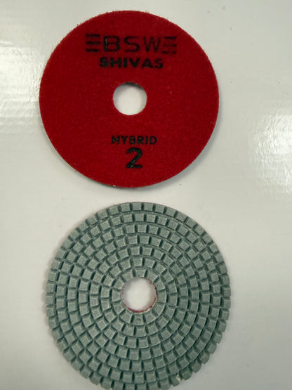 Shivas Hybrid Schleifsatz – 4 Körnungen + 0 # auch für Trockenanwendung