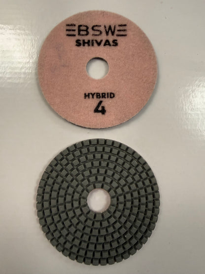 Shivas Hybrid Schleifsatz – 4 Körnungen + 0 # auch für Trockenanwendung